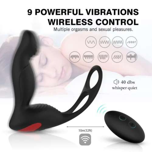 AXE 3 in 1 Prostate Massager Vibrating Power Modes Adult Luxury 