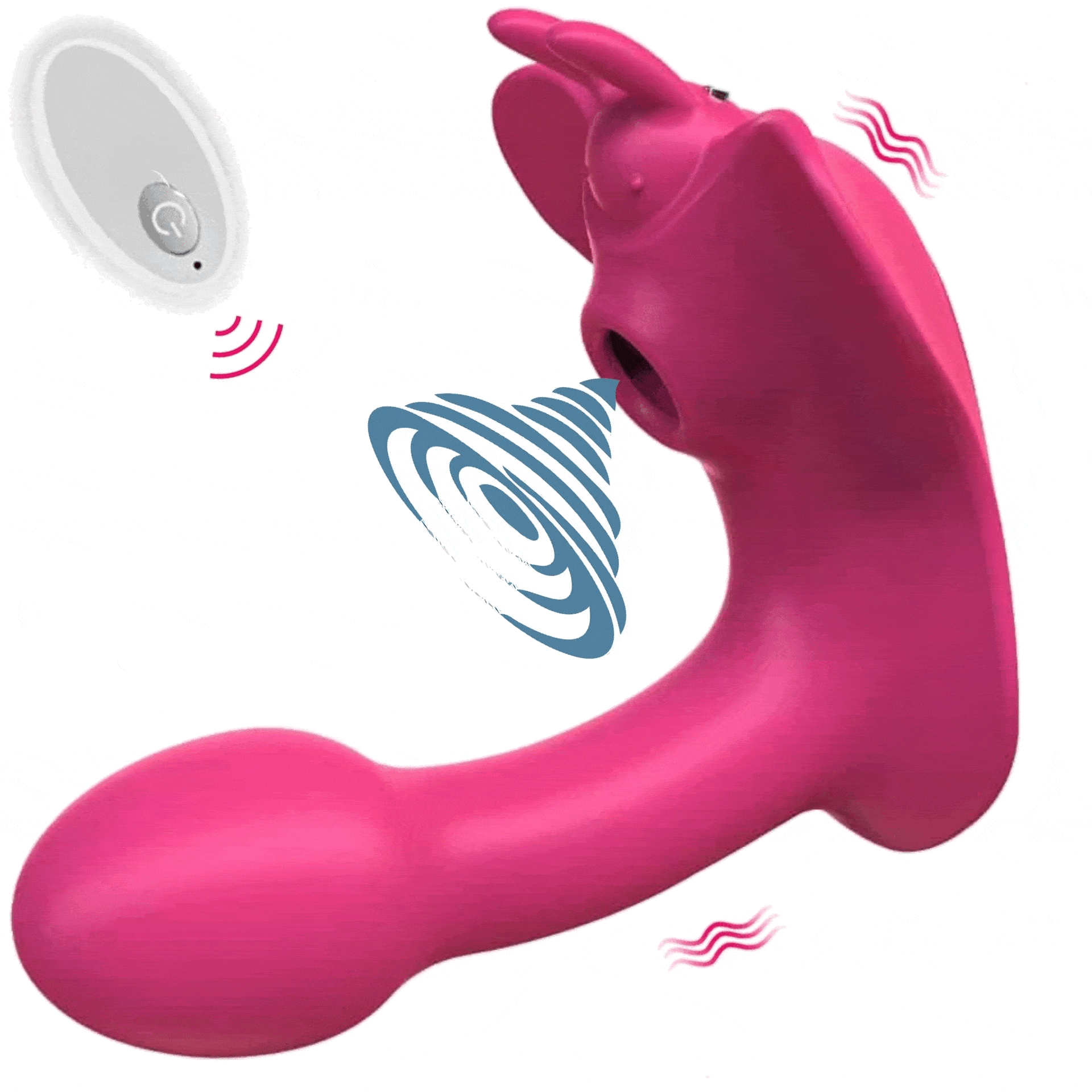 Joie De Vivre Bio Air Remote Control Vibrator. Shop now at Adult Luxury. For all sex toys and accessories.