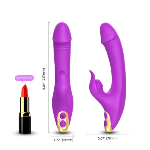 Premium Luxury Suction rabbit Purple Size Dimensions Adult Luxury