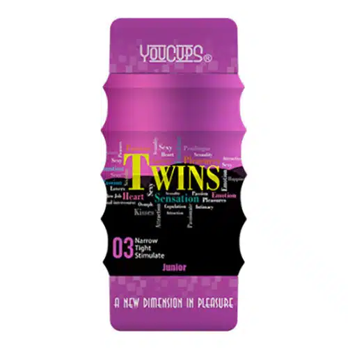 Youcups Twins Double Sided Male Masturbation Cup