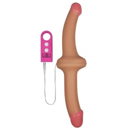 12.5" Holy Dong Vibrating Curved Double Dildo Adult Luxury