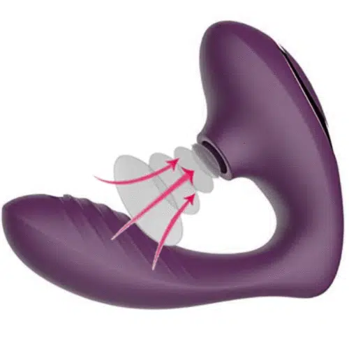 Pleasure Air-O-gasm ( Purple) Pulsing Air Vibrator Adult Luxury