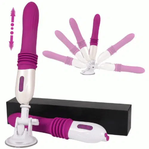 Thrusting V.I.P Vibrator - Purple Adult Luxury