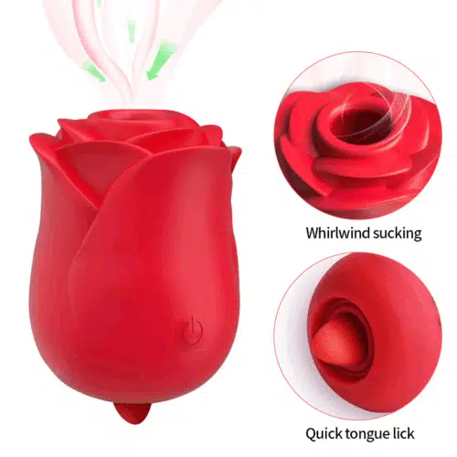 La-Rosa 3 in 1 Air pleasure Licking Vibrator Sex Toy For Men Adult Luxury