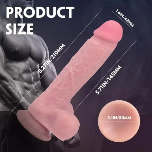 3 D Realistic Silicone Dildo Adult Luxury