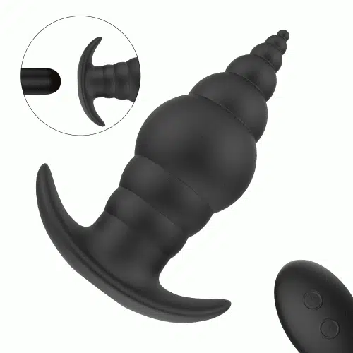 3 in 1 Rotating Vibrating Anal Butt Plug Adult Luxury