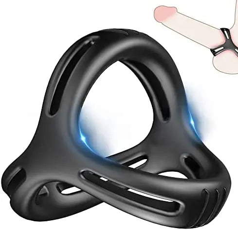 3 in 1 Stay Hard Cock Ring Adult Luxury