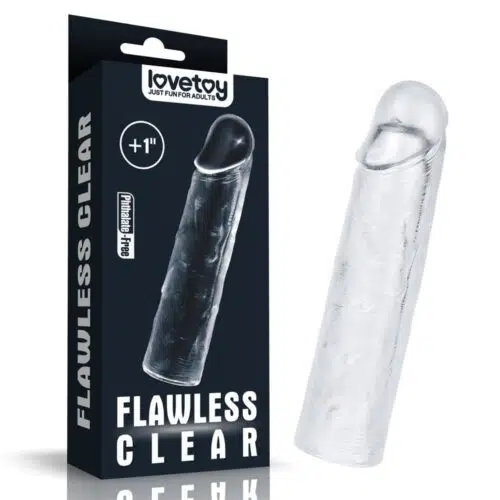 +50% Flawless Clear Penis Sleeve Adult Luxury