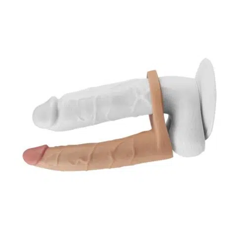 7" The Ultra Soft Double Penetration Dildo Adult Luxury