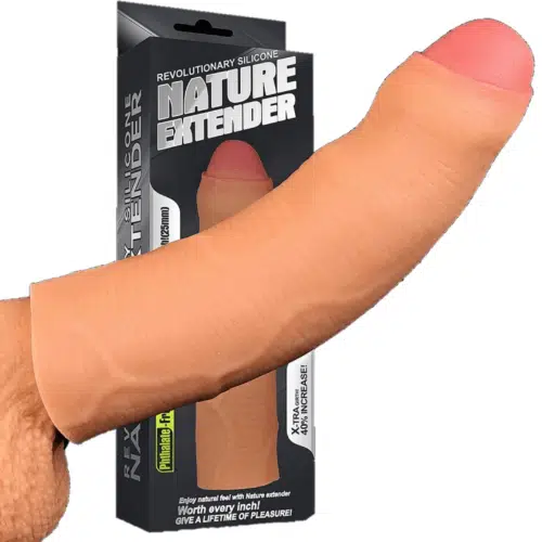 Add 1" Nature Extender Uncircumcised (Flesh)