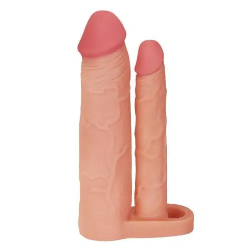 Add 50 % Pleasure X Tender Double Penis Sleeve Adult Luxury