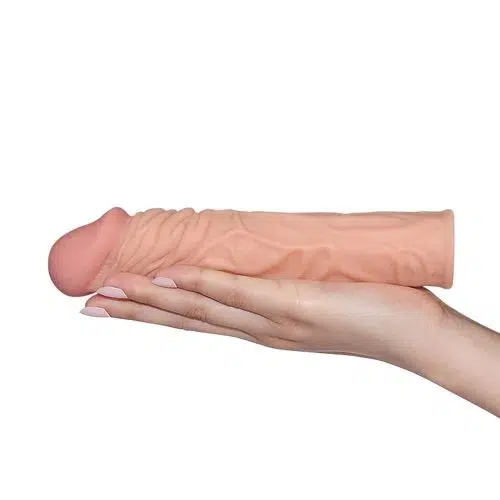 Add 5cm Pleasure Penis Sleeve ( Flesh) Adult Luxury