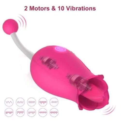 AdoreMe Rose Licking Vibrator Adult Luxury