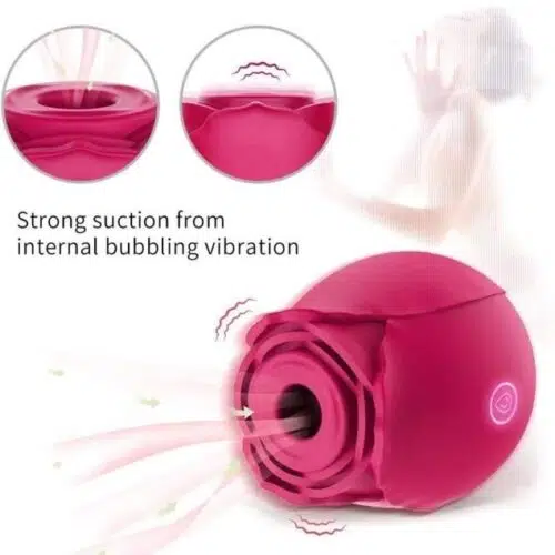 Adult Luxury Rose Sucking Vibrator  Adult Luxury