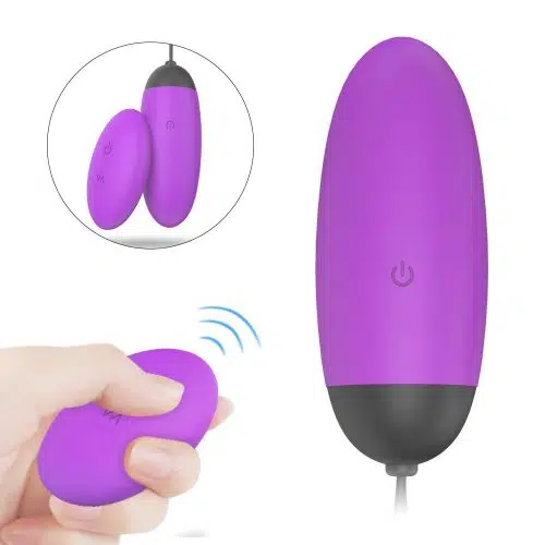 Aphrodisiac Couples Vibrator with Remote Control (Purple) Adult Luxury