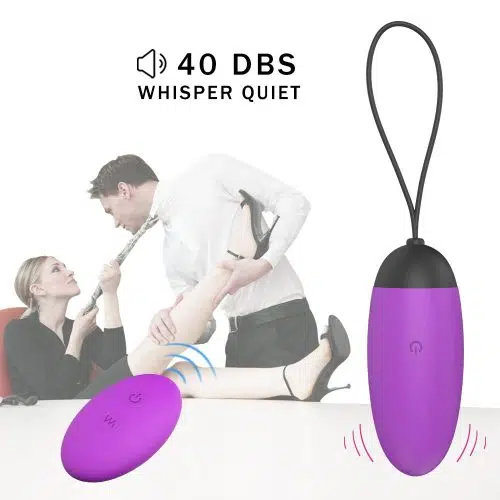 Aphrodisiac Couples Vibrator with Remote Control (Purple) Adult Luxury