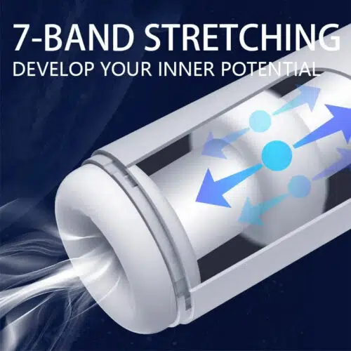 Automatic Heating Sucking Mastrubator Real Feel Stretch Material Adult Luxury