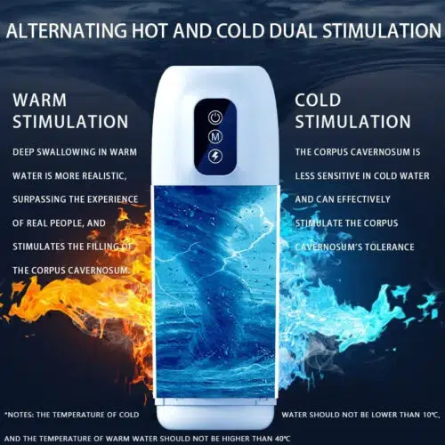 Automatic Heating Sucking Mastrubator Warm And Cold Masturbator Adult Luxury