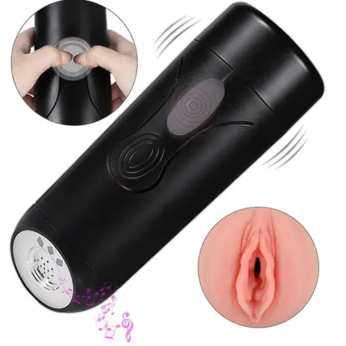 Automatic Vacuum, Vibrating & Voice Masturbator For Men Adult Luxury