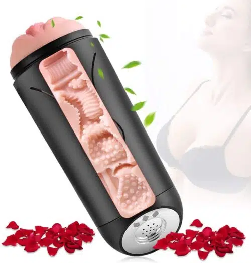 Automatic Vacuum, Vibrating & Voice Masturbator For Men Adult Luxury