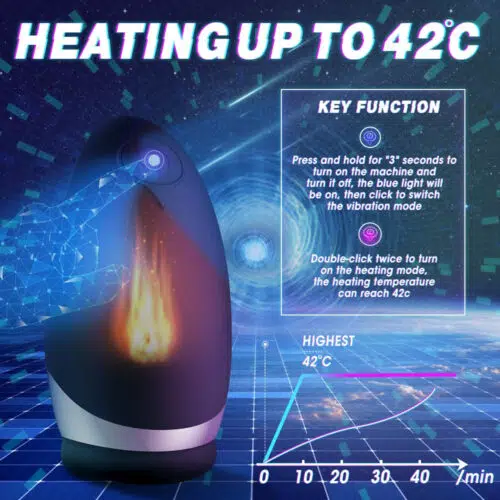 Satisfação Final Heating Automatic Mastrubator Heated Vibrator Adult Luxury