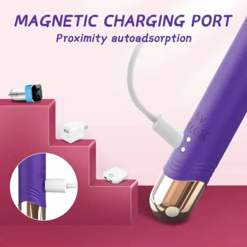 Bliss Point Curve Vibrator Purple Charger Adult Luxury