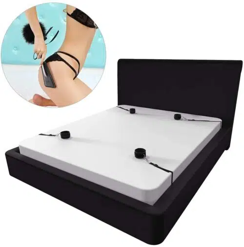 Intimacy Delux Bondage Bed Kit Adult Luxury