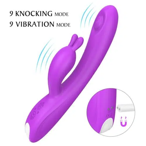 Candy Knocking G-spot Rabbit Vibrator Adult Luxury
