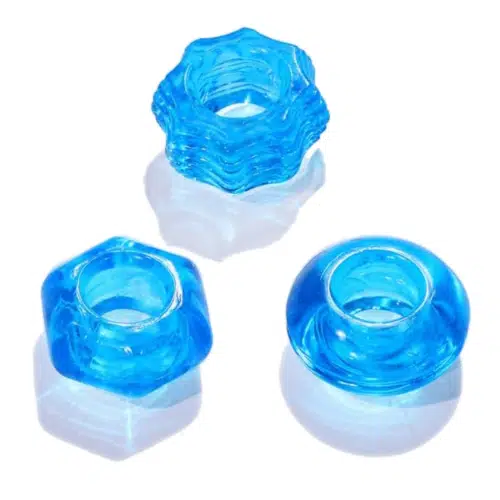 Classix Deluxe Cock Ring Set Blue Adult Luxury