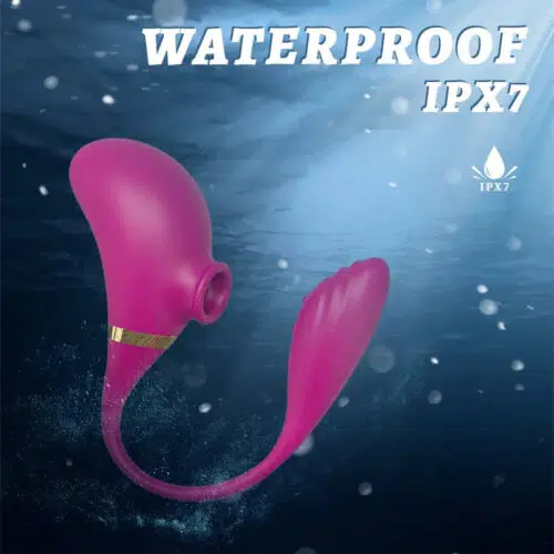 Cleopatra® 2 in 1 BioAir Vibrator Waterproof G Spot Vibrator Adult Luxury