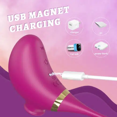 Cleopatra® 2 in 1 BioAir Vibrator Magnet Charger Adult Luxury