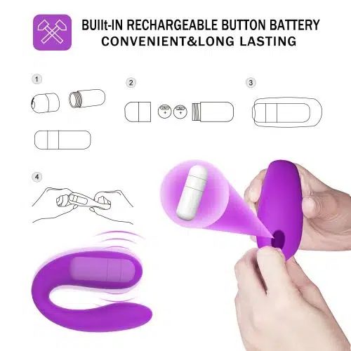 Desirous Vebe® Couples Vibrator ( Purple) Adult Luxury