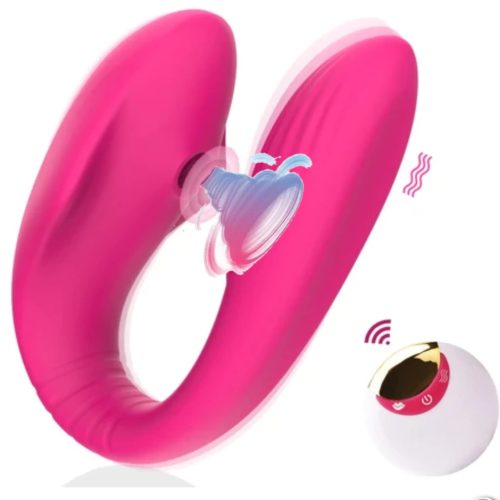 Diversion Couples Sucking Vibrator (Pink) Adult Luxury