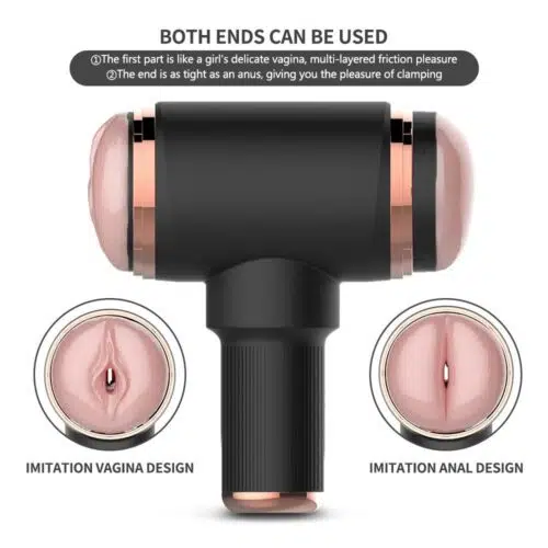 Double Pleasure Hammer Masturbator Sex Toy For Men Adult Luxury