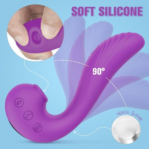 Echo 3 in 1 Clitoral Sucking & Licking Vibrator Adult Luxury