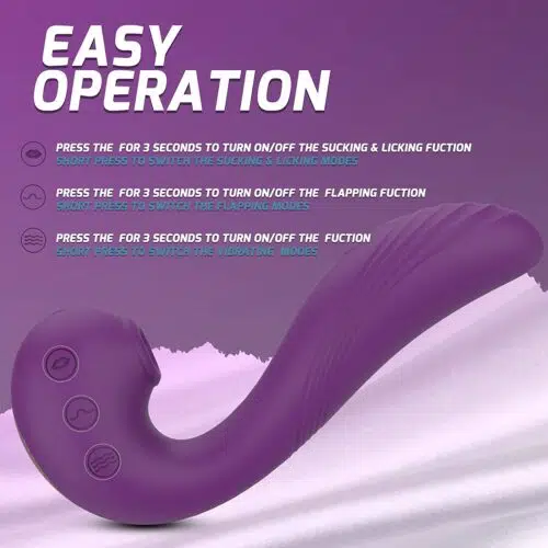 Echo 3 in 1 Clitoral Sucking & Licking Vibrator Adult Luxury
