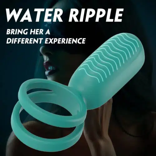 Eco-Vibes Cock Ring Water Ripple Effect Vibration Adult Luxury