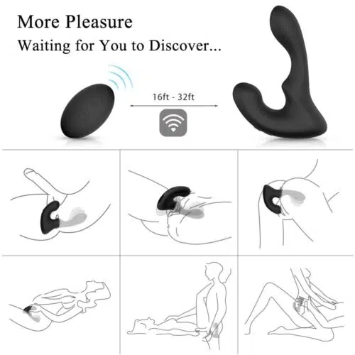 FDA Approved Remote Control Prostate Massager Adult Luxury