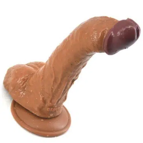 FAAK DILDO (Brown) Dildo Sex Toy Adult Luxury 