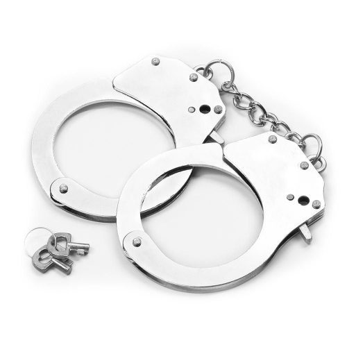 Fetish Pleasure Metal Handcuffs Lovetoys Adult Luxury 