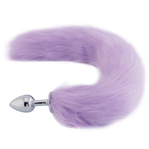 Fox Tail Anal Butt Plug (Purple)  Adult Luxury
