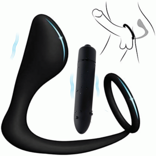 Galaxi Silicone Cock Ring and Butt Plug Sex Toy Adult Luxury