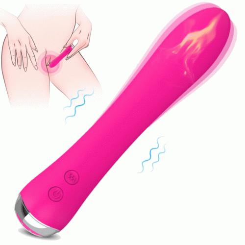 Glamorous Silent Heating Vibrator (Pink) Adult Luxury