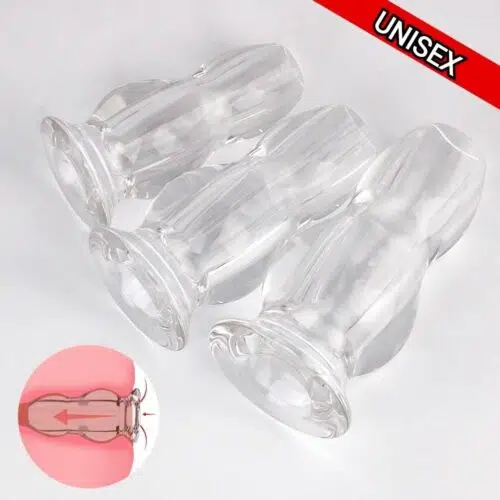Hollow Invisible Anal Butt Plug Set Adult Luxury