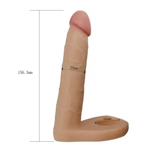 Humanlike Double dildo Cock Ring Adult Luxury