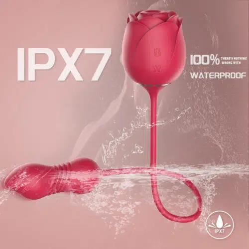 Immortal Flower Pro 5 Red IPX7 Waterproof Adult Luxury 