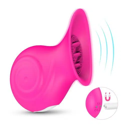 2 in 1 Tongue Teaser Vibrator Adult Luxury