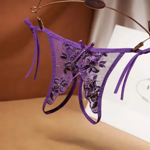 Inviting Luxury Panties ( Purple) Sexy Lingerie Adult Luxury