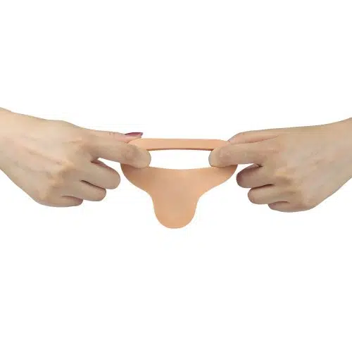 The Ultra Soft Realistic Double Rider Cockring Dildo Adult Luxury