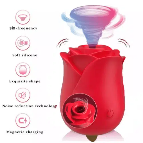 La-Rosa 3 in 1 Air pleasure Licking Vibrator Sex Toy For Men Adult Luxury